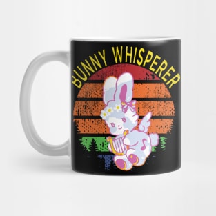 bunny whisperer baby bunny lover Mug